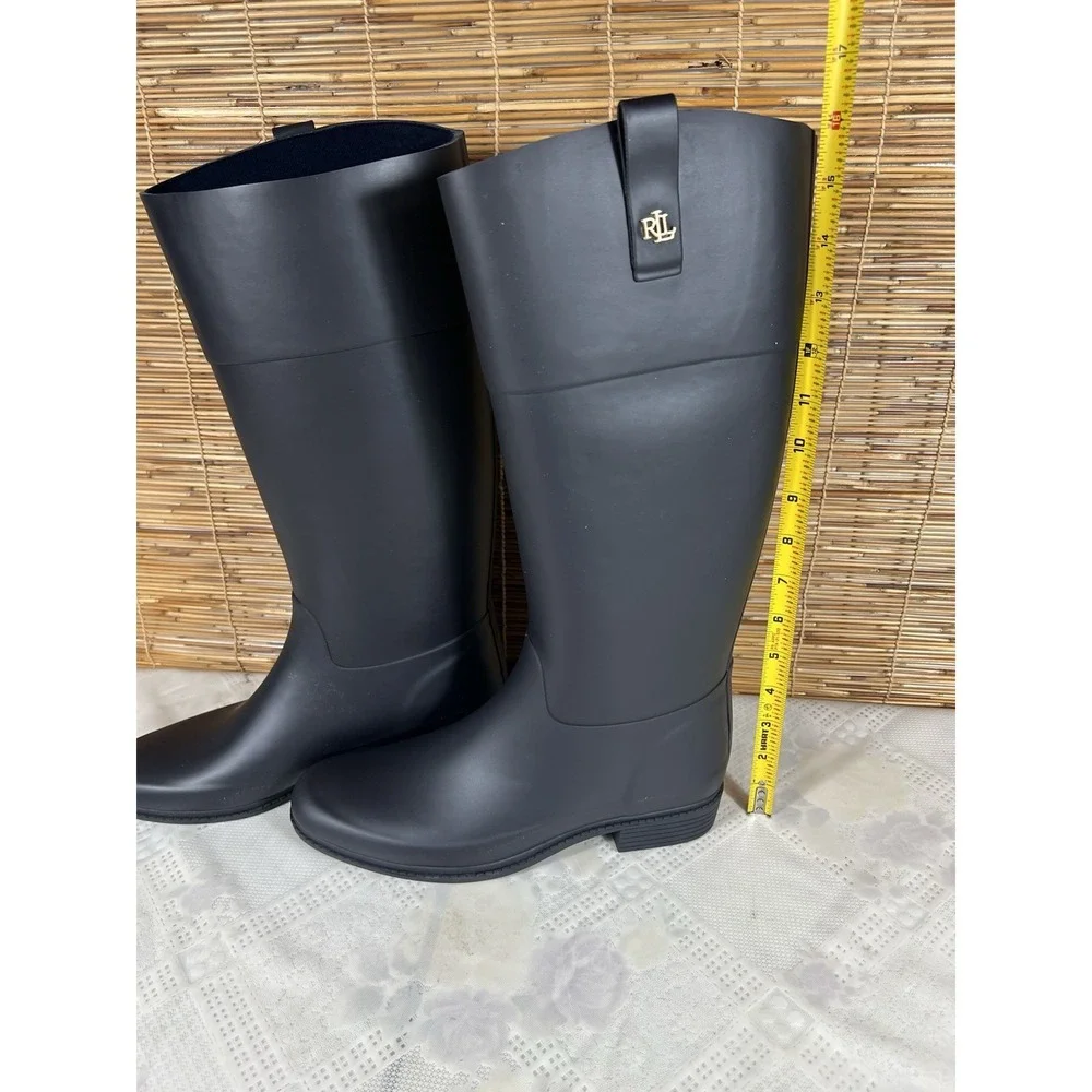 LAUREN RALPH LAUREN barnes-bo-rai Lauren Nav Matte Rubber Size 10 B